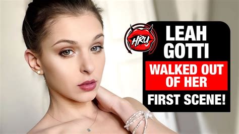 leah gotti behind the scenes|Leah Gotti Walked Out of Her FIRST Scene! .